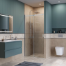 Душевая дверь BELBAGNO SOFT_CLOSE-2-BF-1-100-C-Cr