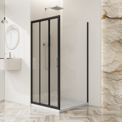Душевой уголок BELBAGNO UNO-195-AHF-31-100/90-P-Cr