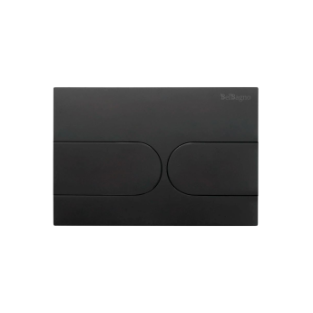 Кнопка смыва BELBAGNO BB-11-NERO.M черный матовый