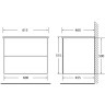 Тумба Rovere Moro 59,6 см BELBAGNO ETNA ETNA-600-2C-SO-RW-P